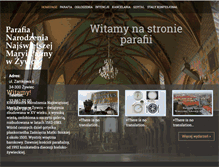 Tablet Screenshot of parafiazywiecka.net